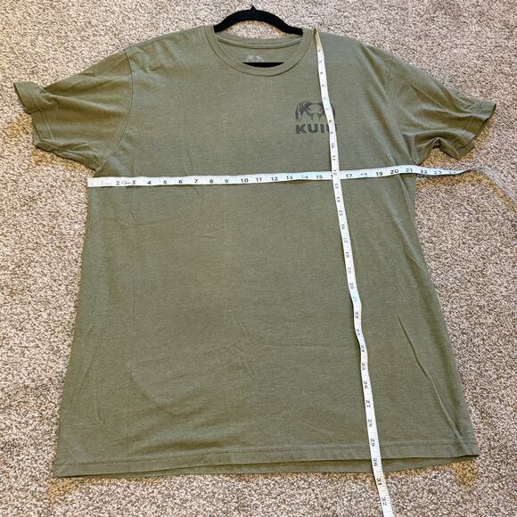 KUIU Logo Green T-Shirt Men XL Lightweight Hunting - Picture 4 of 5